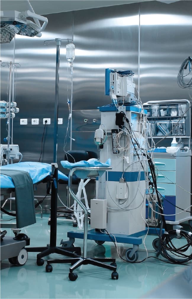 Operating Room with  Medical Equipment